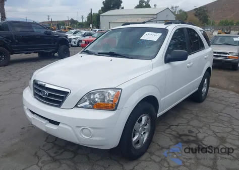 2007 Kia Sorento Lx z USA, uszkodzony, nr VIN KNDJD736X75754697